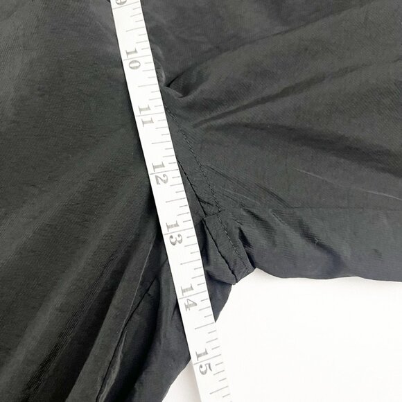 FTP Nation Track Pants Mens M Black Green Belted Nylon Joggers Y2K Streetwear - Picture 11 of 15